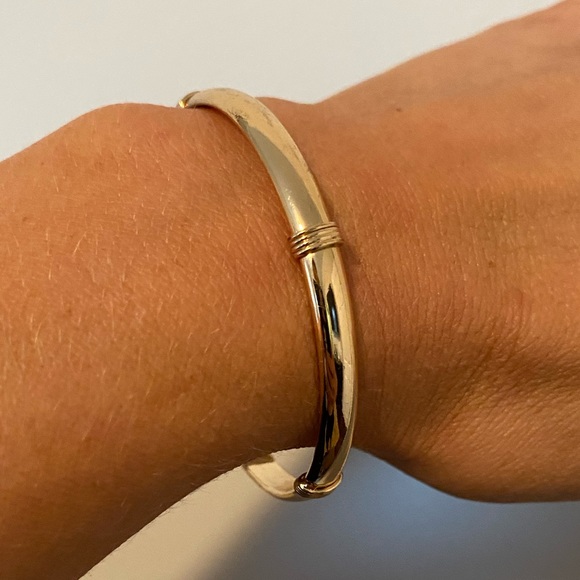 Gold Plated Cuff Bracelet - Picture 4 of 5